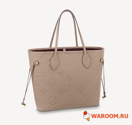 LOUIS VUITTON NEVERFULL MM Monogram Empreinte Leather Touretelle M45686 32 cm - 1