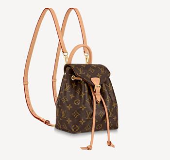 Louis Vuitton Montsouris Backpack Canvas BB M45410 17 cm