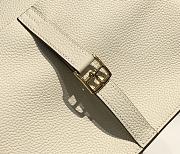 Hermes white bag halzan 22cm - 2