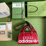 adidas x Gucci mini duffle bag red 702397 - 1