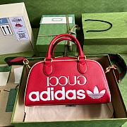 adidas x Gucci mini duffle bag red 702397 - 6