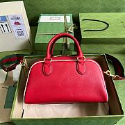 adidas x Gucci mini duffle bag red 702397 - 4