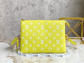 LV Coussin PM M57790 yellow 26cm