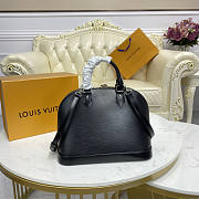 Louis Vuitton Alma BB stripe epi leather noir - M40862 - 24x11.5x18cm - 4