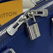 LV Alma BB stripe epi leather noir M40862 Indigo - 24x11.5x18cm - 2