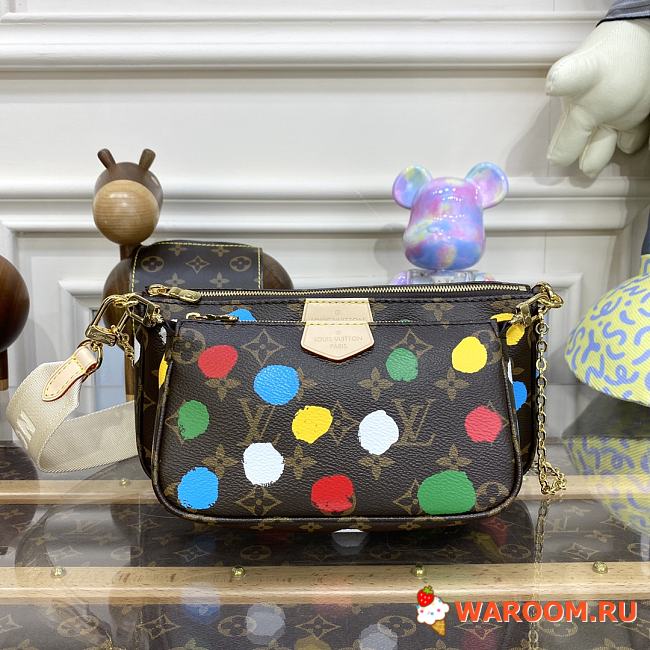 LV x YK Multi Pochette Accessoires M46385 - 25x14.5x4.5cm - 1