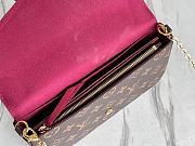 LV POCHETTE FELICIE M61276 - 21 x 12 x 3 cm - 3