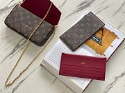 LV POCHETTE FELICIE M61276 - 21 x 12 x 3 cm - 4