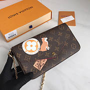 LV POCHETTE FELICIE SPECIAL M61276 - 21 x 12 x 3 cm - 1