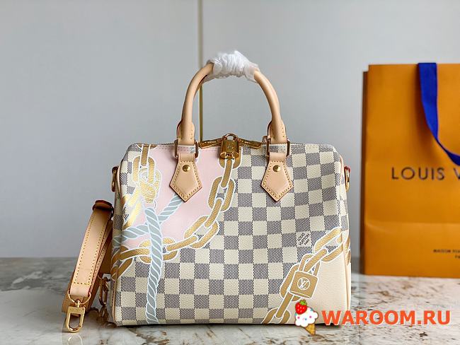 LV Speedy Bandoulière 25 Damier N40473 - 25x19x15cm - 1
