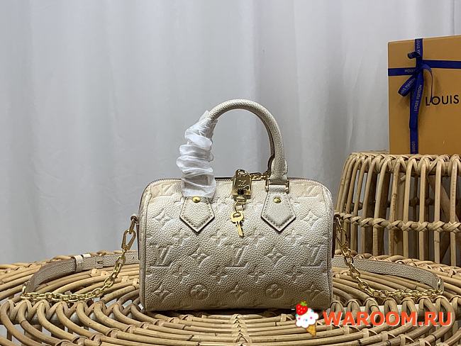 LV Speedy Bandoulière 20 Star Handbag M46163 Pale Beige - 20.5x13.5x12cm - 1