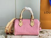 LV Sac Nano Speedy Pink M81879 - 16x10x7.5cm - 3