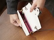 Gucci Dionysus super mini leather bag White ‎476432 - 16.5x10x4cm - 5