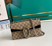 Gucci Dionysus small shoulder bag Black Suede 499623 - 25x13.5x7cm - 1