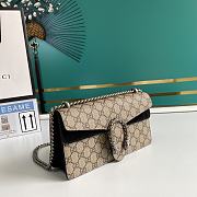 Gucci Dionysus small shoulder bag Black Suede 499623 - 25x13.5x7cm - 6