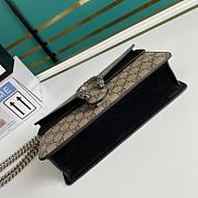 Gucci Dionysus small shoulder bag Black Suede 499623 - 25x13.5x7cm - 5