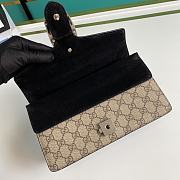Gucci Dionysus small shoulder bag Black Suede 499623 - 25x13.5x7cm - 4