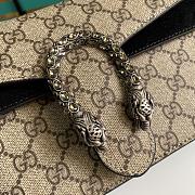 Gucci Dionysus small shoulder bag Black Suede 499623 - 25x13.5x7cm - 2