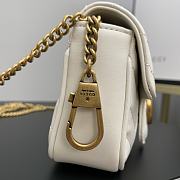 GG Marmont matelassé super mini bag White 476433 - 16.5 x 10 x 4.5cm - 3