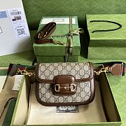 Gucci Horsebit 1955 mini bag Beige GG Supreme canvas ‎658574 - 20.5x14.5x5cm - 1