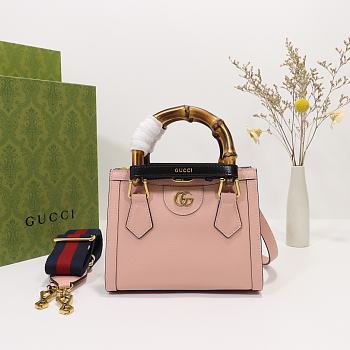 Gucci Diana mini tote bag Pink ‎ 702732  - 20 x 16 x 10cm