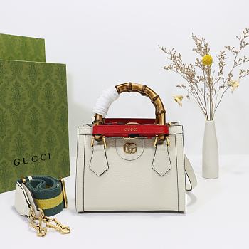 Gucci Diana mini tote bag White‎ 702732  - 20 x 16 x 10cm
