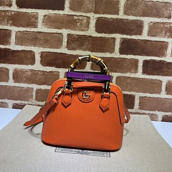 Gucci Diana mini tote bag  Orange 715775  - 20 x 16x 8.5cm