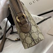 Gucci Ophidia small GG shoulder bag Brown leather 499621  - 23x19x8cm - 4