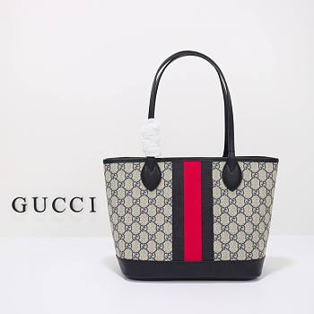 Gucci Ophidia small tote bag Black leather726762 - 25 x 22 x 12cm