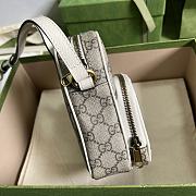 Gucci Ophidia mini bag 671682 White leather - 12x16x7cm - 4
