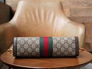 Gucci Ophidia GG small shoulder bag Brown leather 503877   - 26x17.5x8cm - 3