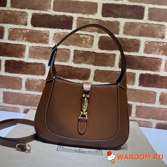 Gucci Jackie 1961 small shoulder bag Brown 636709- 27.5 x 19 x 4cm - 1