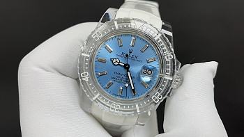 ROLEX Oyster Perpetual DATE crystal blue 3135  