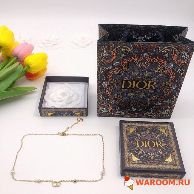 DIOR  CD diamond necklace 01 - 1