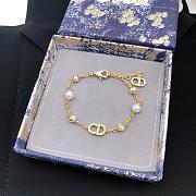 Dior CD golden  peal bracelet  - 4