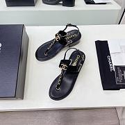 Chanel sandals black - 4