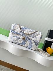 chanel 2025 new style flap blue 25cm - 1