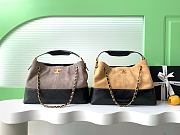 chanel suede tota bag brown 36x24cm - 1