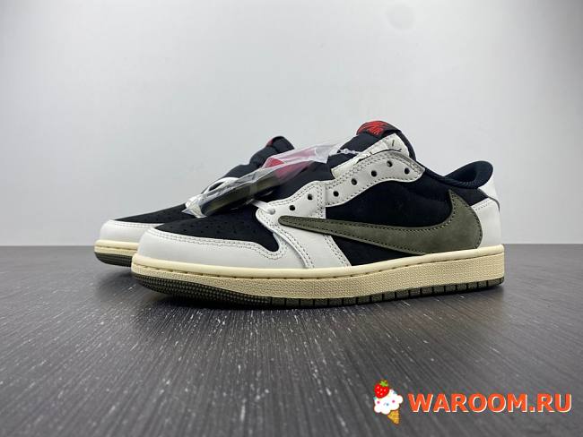  Travis Scott x Air Jordan 1 Low OG Olive DZ4137-106 - 1