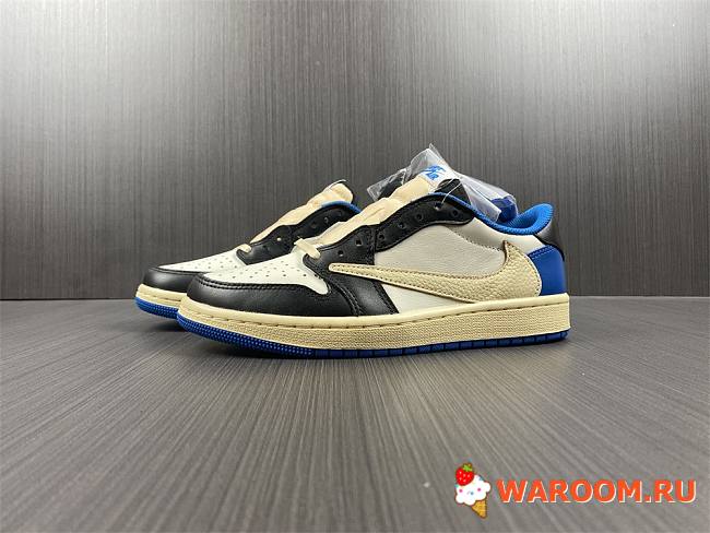  Travis Scott x Fragment x Air Jordan 1 Low OG  DM7866-140 - 1