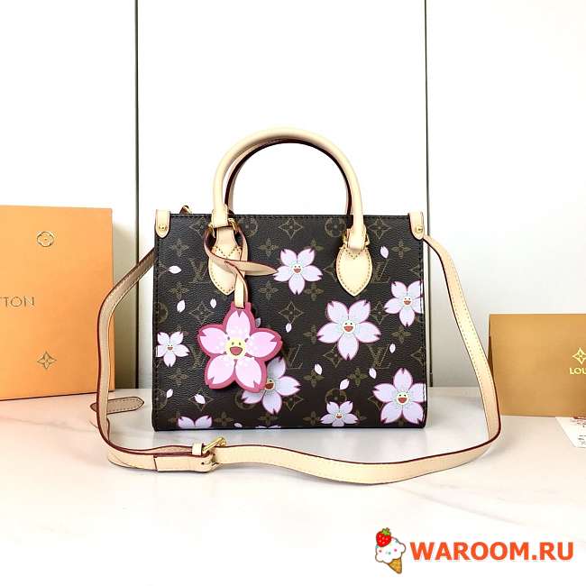 lv onthego Cherry Blossom m13269 19 x 11.5 x 25  - 1