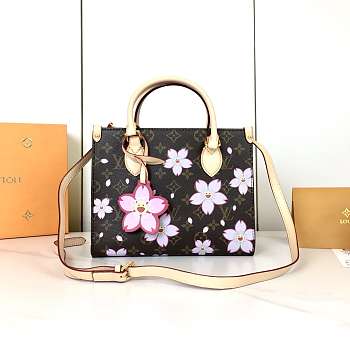 lv onthego Cherry Blossom m13269 19 x 11.5 x 25 
