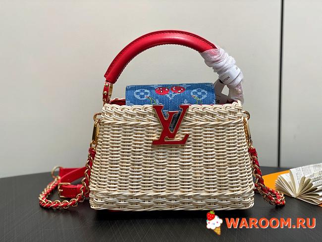 lv Capucines Braided Cherry red - 1