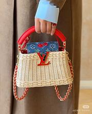 lv Capucines Braided Cherry red - 4
