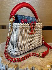 lv Capucines Braided Cherry red - 3