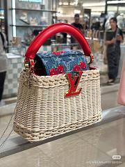 lv Capucines Braided Cherry red - 2