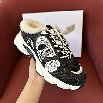 Dior low-top plush sneakers 01